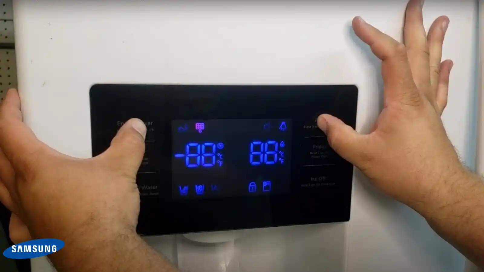 مراحل ریست کردن یخچال سامسونگ